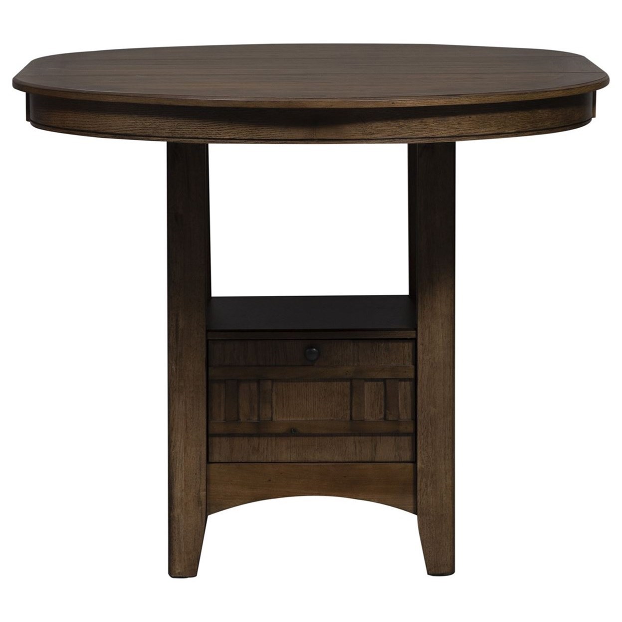 Mission style top pub table